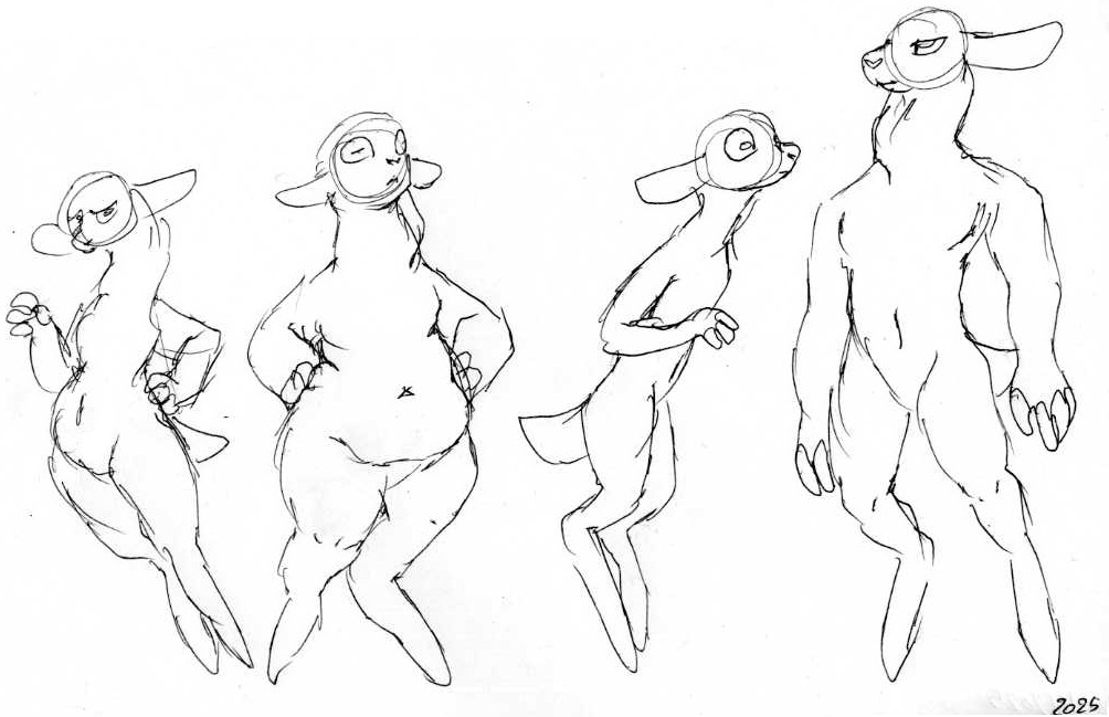 Gluggoats with different body types