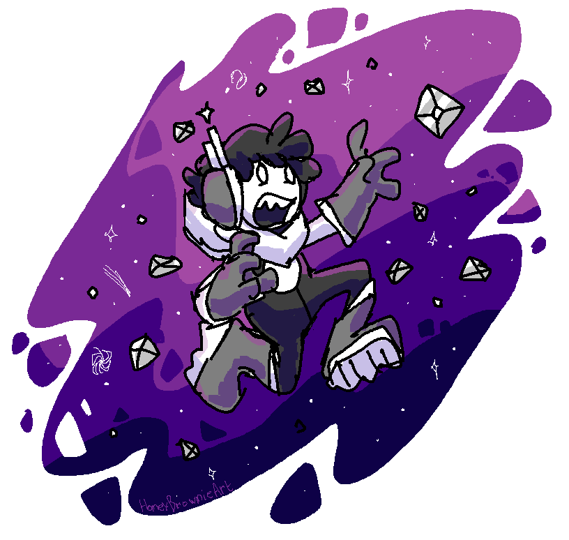 Dave the Pawn colecting microchips in space
